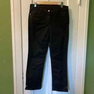 Women's Olsen Black Straight Leg Pants Size 6